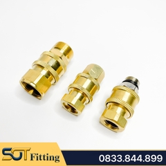 Khớp Nối Nước Ren Trong Ngoài 13.8 - Trục Bi Tháo Lắp Nhanh Cho Máy Rửa Xe