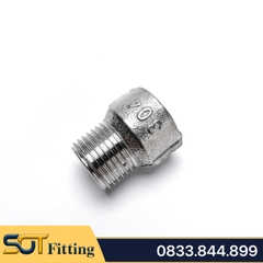 Lơ DN15 - 1/2 - 21 Ren Trong Ren Ngoài / Cả Rá Ngược, Sơ Mi - Hợp Kim & Inox