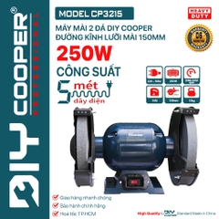 Máy Mài 2 Đá DIY Cooper Model CP3215 | Công Suất 250W
