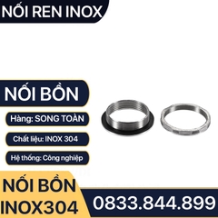 Ép Phi Bồn Inox, Khớp Nối Bồn Nước Inox 304 Đế Phẳng