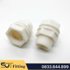 Nối Bồn / Ốc Téc Phi / Khớp Nối Vách Ngăn - Nhựa Nguyên Sinh