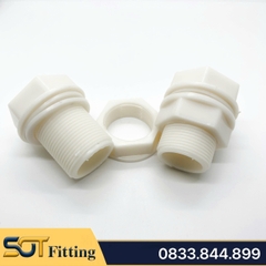 Nối Bồn / Ốc Téc Phi / Khớp Nối Vách Ngăn - Nhựa Nguyên Sinh