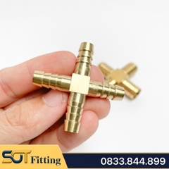 Nối Chữ Thập / Ngã 4 Đầu Đuôi Chuột - Kết Nối Vững Chắc Cho Ống Mềm
