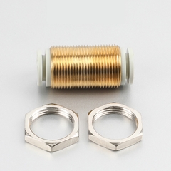 Khớp Nối Nhanh Vách Ngăn YPM  STNC Ống 4 6 8 10 12 16 - Màu Trắng (Chính Hãng)