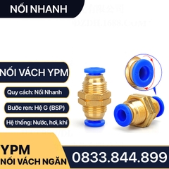 Nối Nhanh Vách Ngăn, Khớp Nối Nhanh YPM Khí nén