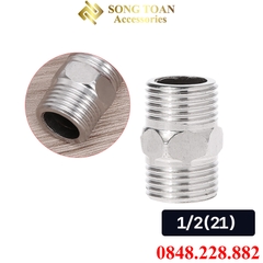 Nối Ren Inox, Kép ren Inox 21 27 Inox Bóng 201