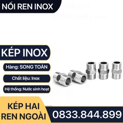 Nối Ren Inox, Kép ren Inox 21 27 Inox Bóng 201