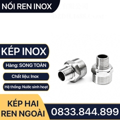 Nối Ren Inox, Kép ren Inox 21 27 Inox Bóng 201