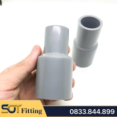 Nối Thu / Măng Sông Giảm Nhựa PVC Trơn Dán 21 27 34 - Thương Hiệu Nhựa Bình Minh