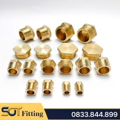 Nút Bịt / Đầu Bít Ren Ngoài Đồng Thau Ngăn Dòng Chảy - 9.6 13 17 21 27 34 42 49 60