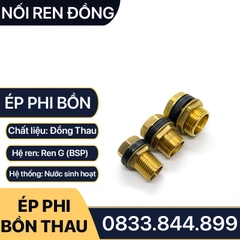 Nối Bồn / Ốc Téc Phi / Khớp Nối Vách Ngăn - Đồng Thau Chống Ăn Mòn