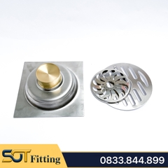 Phễu Sàn Chống Hôi Chốt Chặn Lò Xo Bằng Inox – Giữ Vệ Sinh Phòng Tắm Dễ Dàng