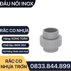 Rắc Co Nhựa, Đầu Nối Rắc Co Nhựa Trơn Dán Ống PVC