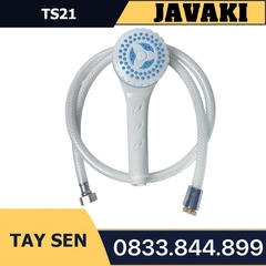Tay  Bông Sen TS21 Nhựa Trắng Lắp Vào Củ Sen Tắm - Thương Hiệu JAVAKI