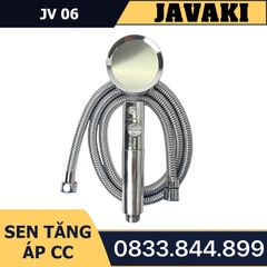 Tay JV06  Tăng Áp CC Nhựa Mạ Crom Trong Lắp Vào Củ Sen Tắm - Thương Hiệu JAVAKI