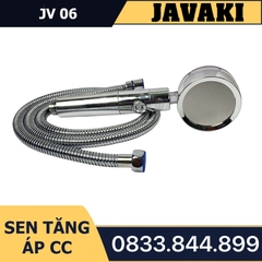 Tay JV06  Tăng Áp CC Nhựa Mạ Crom Trong Lắp Vào Củ Sen Tắm - Thương Hiệu JAVAKI