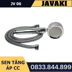 Tay JV06  Tăng Áp CC Nhựa Mạ Crom Trong Lắp Vào Củ Sen Tắm - Thương Hiệu JAVAKI