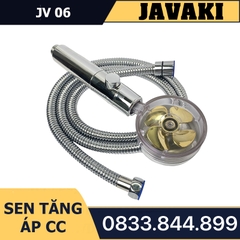 Tay JV06  Tăng Áp CC Nhựa Mạ Crom Trong Lắp Vào Củ Sen Tắm - Thương Hiệu JAVAKI