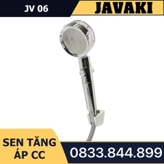 Tay JV06  Tăng Áp CC Nhựa Mạ Crom Trong Lắp Vào Củ Sen Tắm - Thương Hiệu JAVAKI