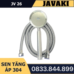 Tay Tăng Áp SUS 304 JV26 Lắp Vào Củ Sen Tắm - Thương Hiệu JAVAKI