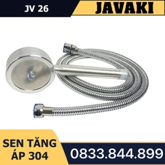 Tay Tăng Áp SUS 304 JV26 Lắp Vào Củ Sen Tắm - Thương Hiệu JAVAKI