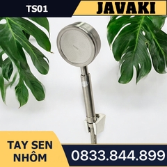 Tay Tăng Áp TS01 Bằng Nhôm Trong Lắp Vào Củ Sen Tắm - Thương Hiệu JAVAKI