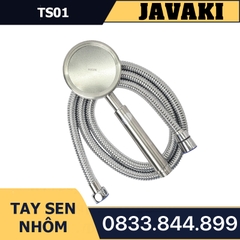 Tay Tăng Áp TS01 Bằng Nhôm Trong Lắp Vào Củ Sen Tắm - Thương Hiệu JAVAKI