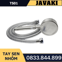 Tay Tăng Áp TS01 Bằng Nhôm Trong Lắp Vào Củ Sen Tắm - Thương Hiệu JAVAKI