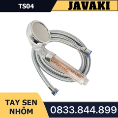 Tay Tăng Áp TS04 Bằng Nhựa Trong Lắp Vào Củ Sen Tắm - Thương Hiệu JAVAKI