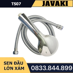 Tay TS07 Mặt Lớn Xám Tùy Chỉnh 3 Chế Độ Lắp Vào Củ Sen Tắm - Thương Hiệu JAVAKI