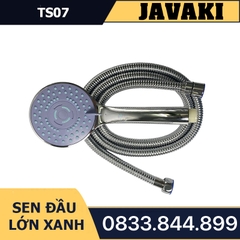 Tay TS07 Mặt Lớn Xanh Tùy Chỉnh 3 Chế Độ Lắp Vào Củ Sen Tắm - Thương Hiệu JAVAKI