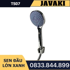Tay TS07 Mặt Lớn Xanh Tùy Chỉnh 3 Chế Độ Lắp Vào Củ Sen Tắm - Thương Hiệu JAVAKI