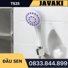 Tay TS25 Nhựa Trắng Giá Rẻ Lắp Vào Củ Sen Tắm - Thương Hiệu JAVAKI