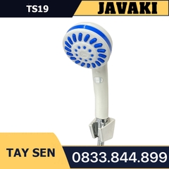 Tay TS19 Nhựa Trắng Giá Rẻ Lắp Vào Củ Sen Tắm - Thương Hiệu JAVAKI