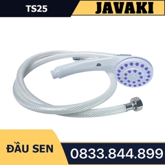 Tay TS25 Nhựa Trắng Giá Rẻ Lắp Vào Củ Sen Tắm - Thương Hiệu JAVAKI