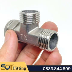 Tê Chia Ren 1/2 (21) / Tê Cầu Đai Liền Inox - Hiệu Quả Cho Hệ Thống Nước