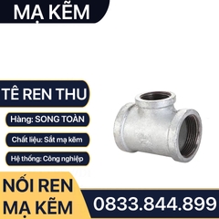 Tê Thu Ren Mạ Kẽm, Tê Giảm Ren Trong Sắt Mạ Kẽm