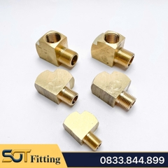 Tê Ren Trong Ren Ngoài 9.6 13 17 21 Lệch / Nối Cạnh & Giữa - Đồng Thau