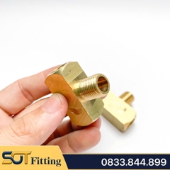 Tê Ren Trong Ren Ngoài 9.6 13 17 21 Lệch / Nối Cạnh & Giữa - Đồng Thau