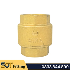 Van 1 Chiều Đồng Lò Xo MIHA - Brass Spring Check Valve