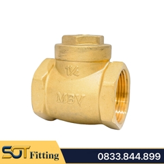Van 1 Chiều Lá Đồng MBV Bằng Đĩa Lá Lật - Brass Swing Check Valve Brass Seat