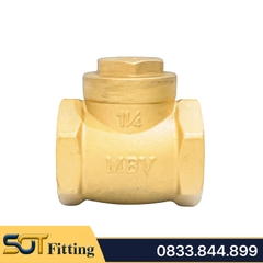 Van 1 Chiều Lá Đồng MBV Bằng Đĩa Lá Lật - Brass Swing Check Valve Brass Seat