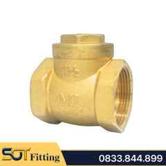 Van 1 Chiều Lá Đồng MI Bằng Đĩa Lá Lật - Brass Swing Check Valve Brass Seat