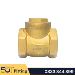Van 1 Chiều Lá Đồng MI Bằng Đĩa Lá Lật - Brass Swing Check Valve Brass Seat