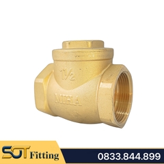 Van 1 Chiều Lá Đồng MIHA Bằng Đĩa Lá Lật - Brass Swing Check Valve Brass Seat