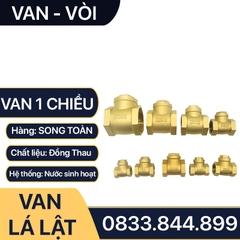 Van Một Chiều, Lúp Bê 1 Chiều Lá Lật Đồng Thau
