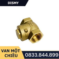 Van 1 Chiều Lá Ren Đồng Dismy PN16 / Copper Threaded One - Way Valve