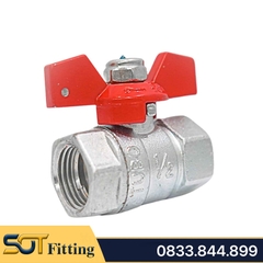 Van Bi Hợp Kim Kẽm TUBO Tay Bướm Hợp Kim - Zinc Plated Valve With Butterfly Handle