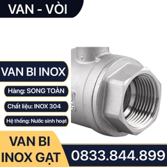 Van Bi Inox Tay Gạt, Van Bi Tay Gạt Inox 90 độ SUS 201 - 304 - 316