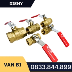 Van Bi Ren Đồng Tay Dài CP PN10 / Long Sleeve Copper Threaded Ball Valve